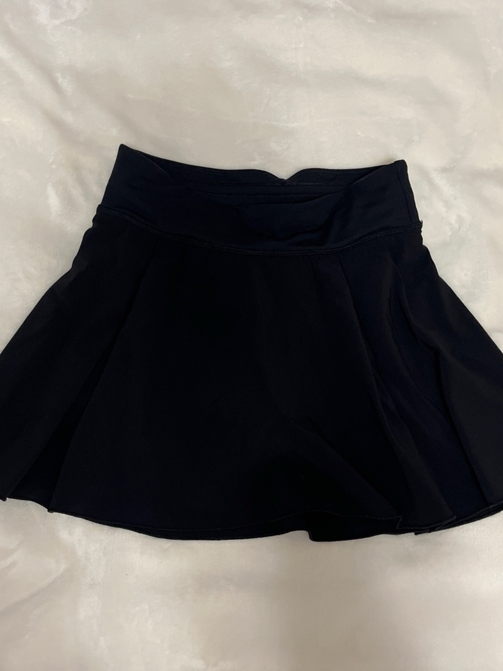 Aritzia Black Flared Active Skirt